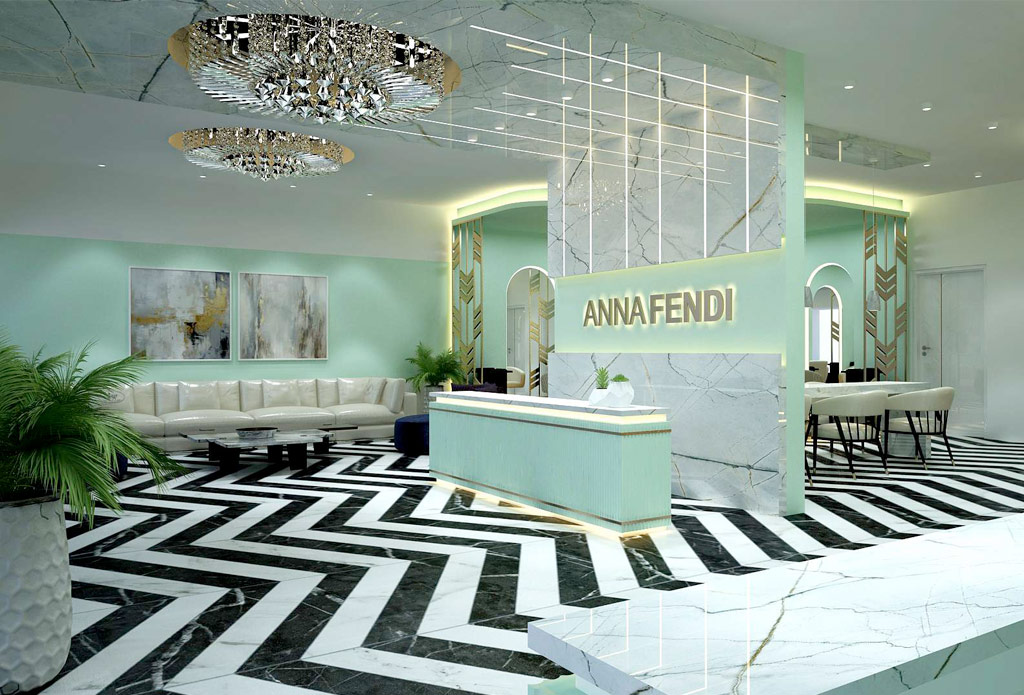 Anna Fendi Beauty Salon